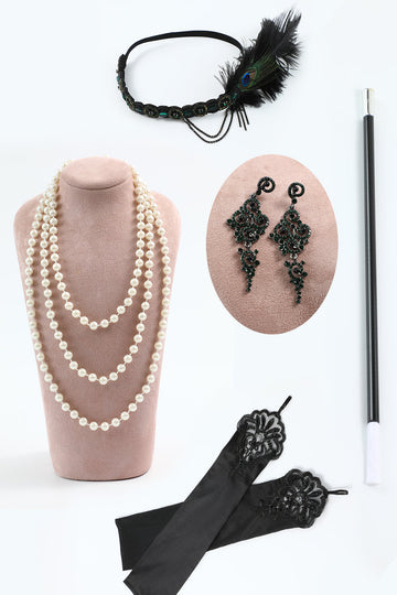1920-tallet Tema Nine Pieces Party Tilbehør Sett